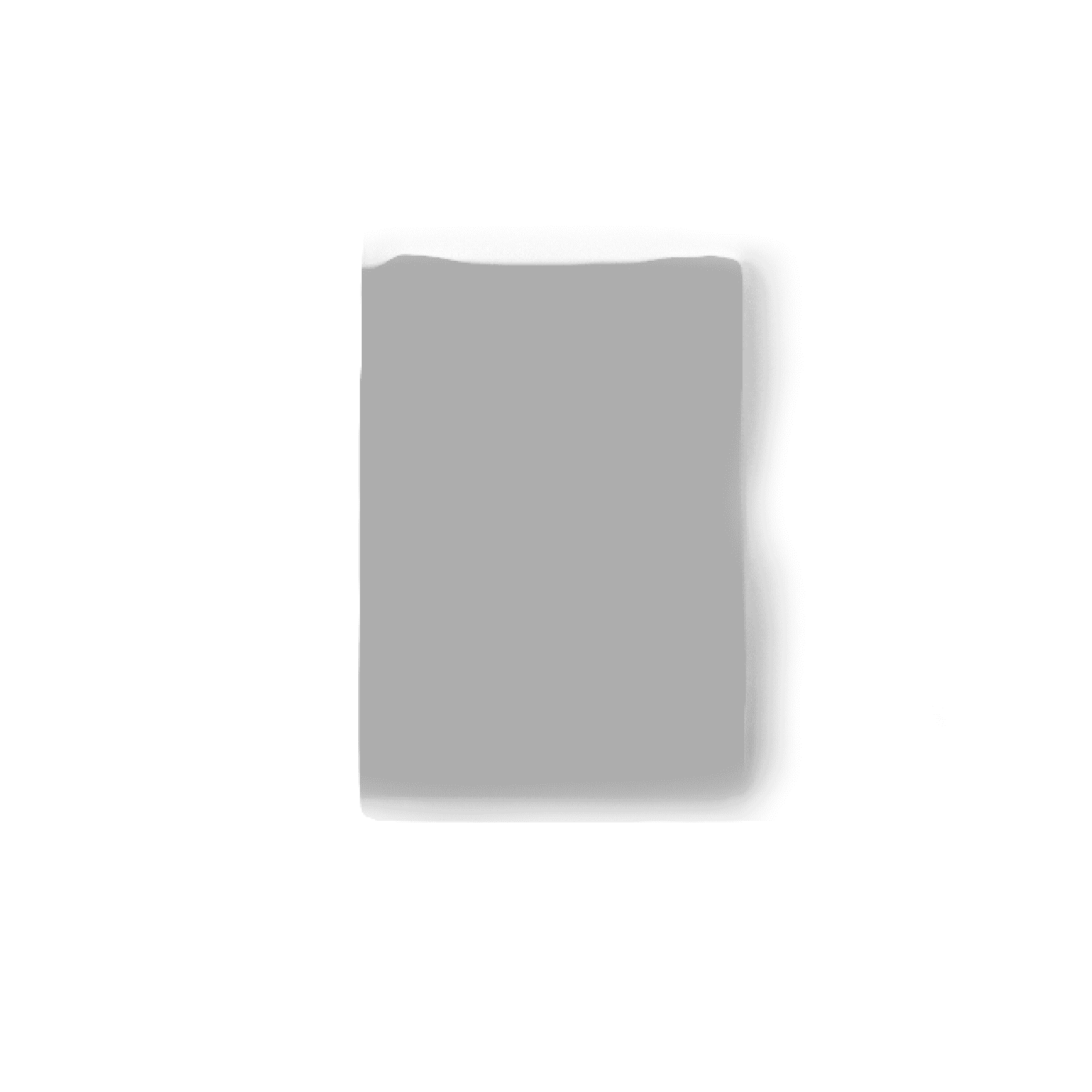 A close up rendering of the location where the cuff would be sitting on top of a dress shirt, with both the cuff and the base shirt behind it now being invisible.  The shadows have been post processed to be more crisp and defined, and the shirt outline has been removed. Leaving a perfect shadow that would physically be cast by the cuff onto shirt